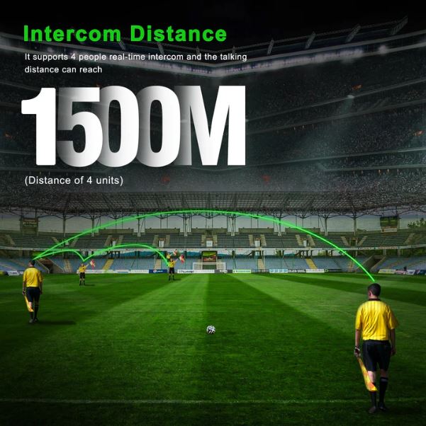 REFEREE COMMUNICATION SYSTEM - 3 Devices with Headset