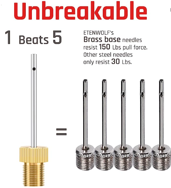 Brass Ball Pump Needles with Storage Case