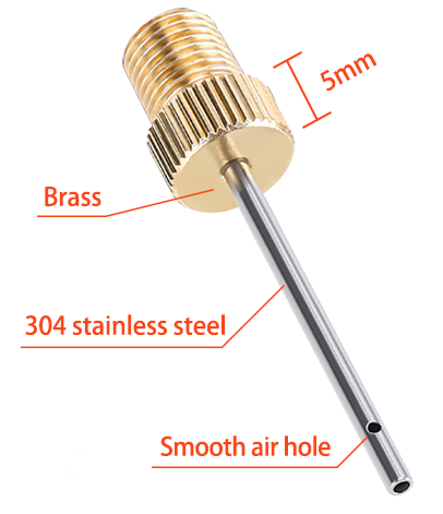 Brass Ball Pump Needles with Storage Case